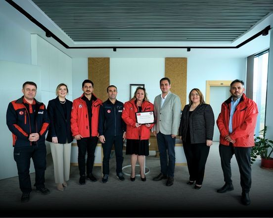 Honorary Membership Certificate Presentation by Coşkunöz Search and Rescue Team