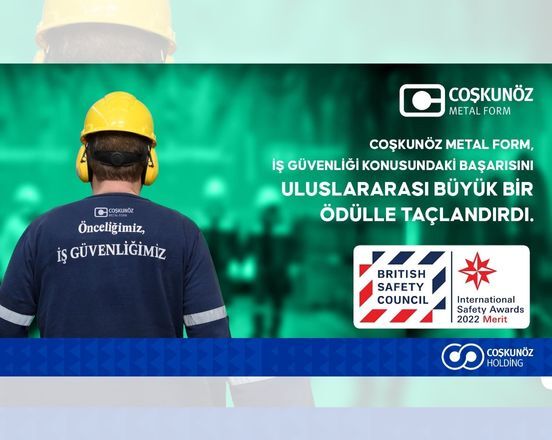 Coşkunöz Metal Form'a Uluslararası Ödül