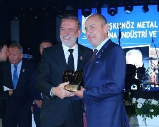BOSB 60. Yıl Etkinliklerinde Coşkunöz'e Plaket!